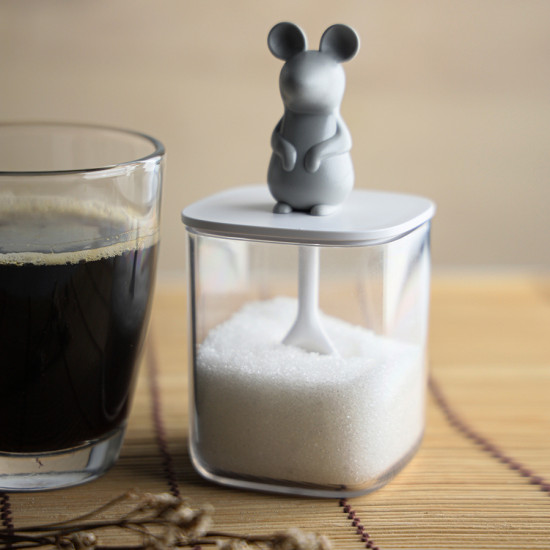 Банка для сыпучих продуктов с ложкой «Lucky Mouse Seasoning»
