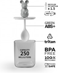 Банка для сыпучих продуктов с ложкой «Lucky Mouse Seasoning» - Фото 4