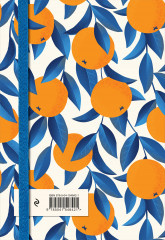 Книга для записей рецептов. Апельсины на синем - Фото 1