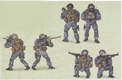 Набор миниатюр для раскрашивания «Антитеррористическая группа «Вымпел» - Фото 2