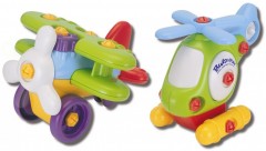 Набор "BUILD"N PLAY" - аэроплан + вертолет ( 2 в 1 ) - Фото 3