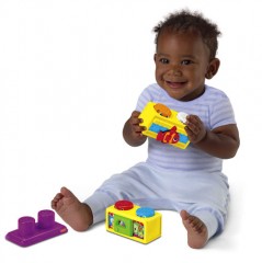 "Кубики-блоки сюрпризами" Веселые зверята - Фото 1