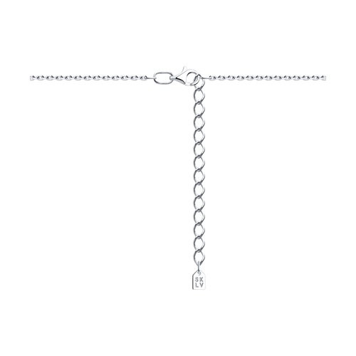 Колье из серебра с фианитами