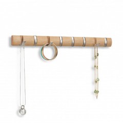 Вешалка настенная горизонтальная «Flip» (5 крючков), дерево - Фото 4