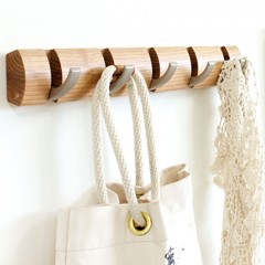 Вешалка настенная горизонтальная «Flip» (5 крючков), дерево - Фото 3