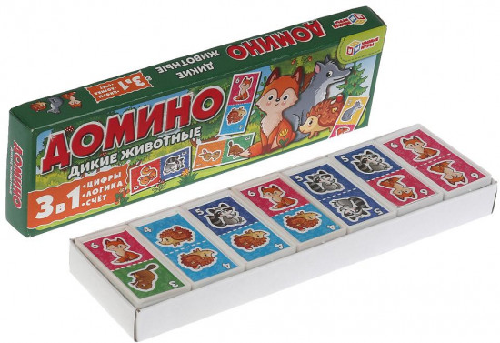 Домино «Дикие животные»