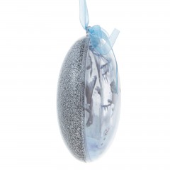 Новогодний шар «Мираж совушки на веткеа» с 3D эффектом, 12 см - Фото 1