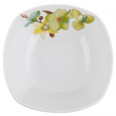Салатник квадратный «Орхидея зеленая», 300 мл - Фото 1