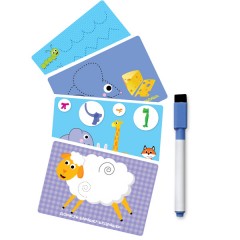 Развивающие задания «Пиши и вытирай» с маркером - Фото 1