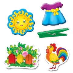 Прищепки-липучки «Домик» - Фото 1