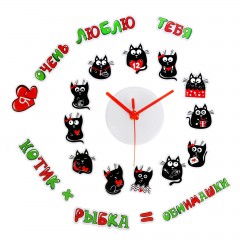 Часы - магнит «Котики» - Фото 5
