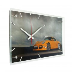 Часы настенные «Желтый суперкар» - Фото 1