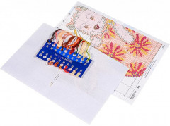 Набор для вышивания «Щенок в сумке» - Фото 2