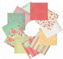 Набор бумаги для скрапбукинга «Цветочная поляна» - Фото 3
