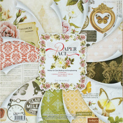 Набор бумаги для скрапбукинга «Силуэт бабочки» - Фото 1