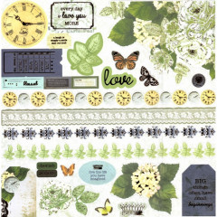 Набор бумаги для скрапбукинга «Бег времени» - Фото 3