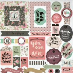 Набор бумаги для скрапбукинга «Ночные фиалки» - Фото 4