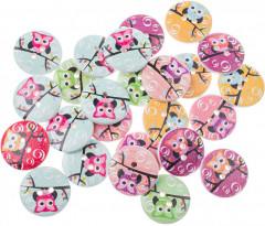 Пуговицы декоративные «Совы» - Фото 3