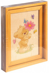Набор для вышивания «Мишка с цветком» - Фото 2