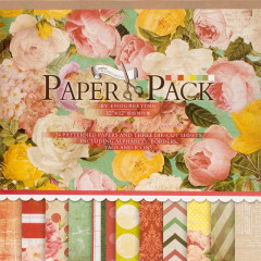Набор бумаги для скрапбукинга «Яркие цветы» - Фото 1