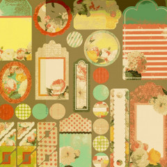 Набор бумаги для скрапбукинга «Яркие цветы» - Фото 8