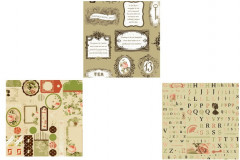 Набор бумаги для скрапбукинга «Французское путешествие» - Фото 3