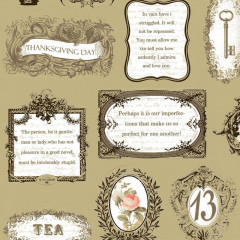 Набор бумаги для скрапбукинга «Французское путешествие» - Фото 9