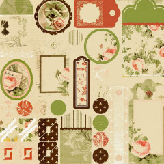 Набор бумаги для скрапбукинга «Французское путешествие» - Фото 10