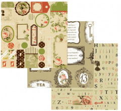 Набор бумаги для скрапбукинга «Французское путешествие» - Фото 13