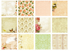 Набор бумаги для скрапбукинга «Вальс цветов» - Фото 2