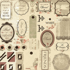 Набор бумаги для скрапбукинга «Вальс цветов» - Фото 8