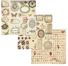 Набор бумаги для скрапбукинга «Вальс цветов» - Фото 13