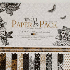 Набор бумаги для скрапбукинга «Черное золото» - Фото 1