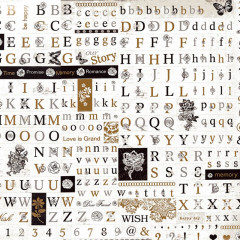 Набор бумаги для скрапбукинга «Черное золото» - Фото 10