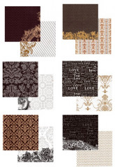 Набор бумаги для скрапбукинга «Черное золото» - Фото 12