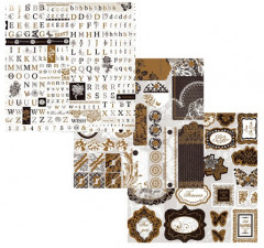 Набор бумаги для скрапбукинга «Черное золото» - Фото 13