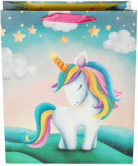 Пакет подарочный «Изумрудный единорожка» - Фото 1