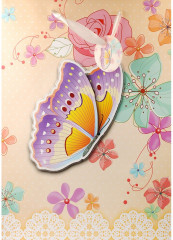 Пакет подарочный «Бабочка в цветах» - Фото 2
