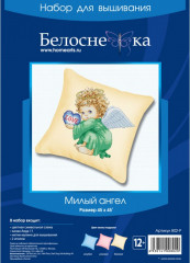 Набор для вышивания  подушки «Милый ангел» - Фото 1