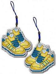 Набор для вышивания брелока «Кеды» - Фото 2