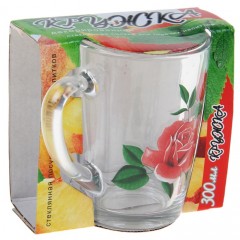 Кружка «Розовая роза» (300 мл) - Фото 1