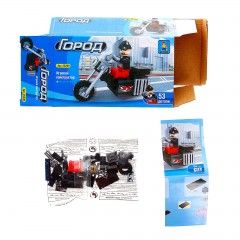 Конструктор «Байкер», 53 детали - Фото 1