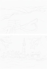 Папка для акварели с эскизами «Города» - Фото 3