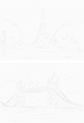 Папка для акварели с эскизами «Города» - Фото 4