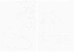 Папка для акварели с эскизами «Животные» - Фото 1