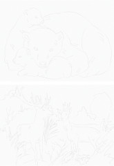 Папка для акварели с эскизами «Животные» - Фото 3