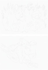 Папка для акварели с эскизами «Животные» - Фото 5