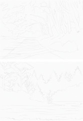 Папка для акварели с эскизами «Пейзажи» - Фото 3