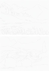 Папка для акварели с эскизами «Пейзажи» - Фото 4