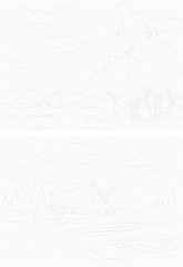 Папка для акварели с эскизами «Пейзажи» - Фото 5